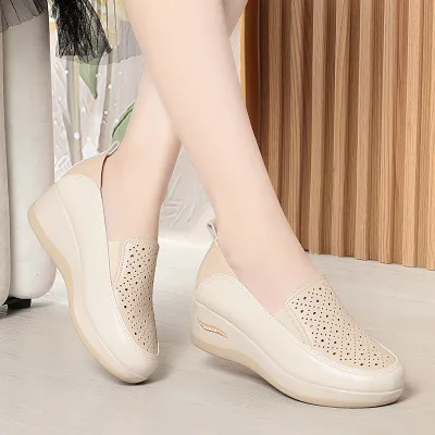 CASUAL BREATHABLE LEATHER SHOE GB-2301